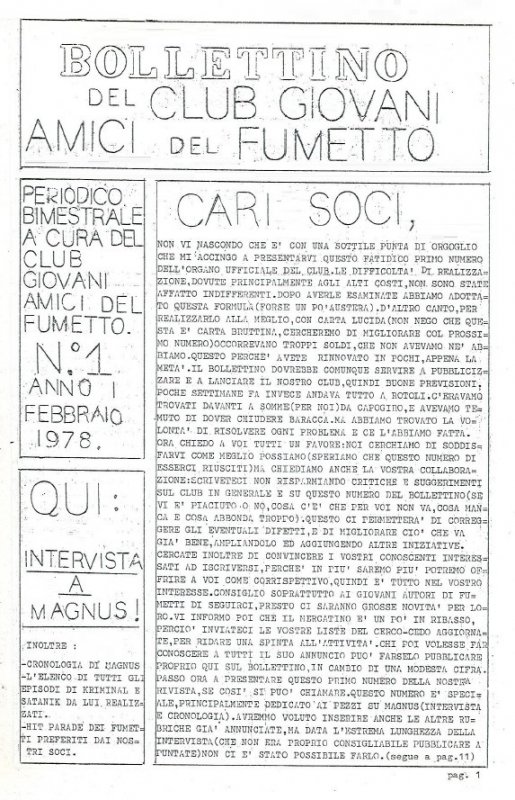Bollettino del C.G.A.F. n. 1