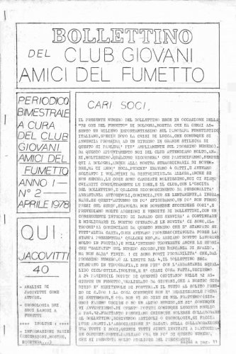 Bollettino del C.G.A.F. n. 2 - aprile 1978